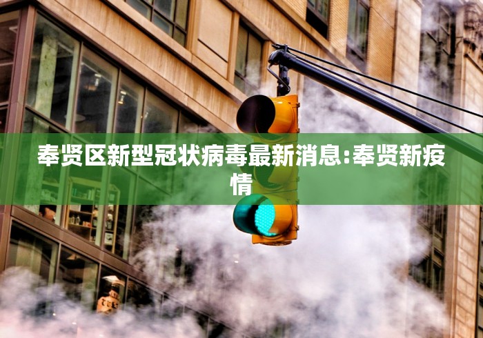 奉贤区新型冠状病毒最新消息:奉贤新疫情