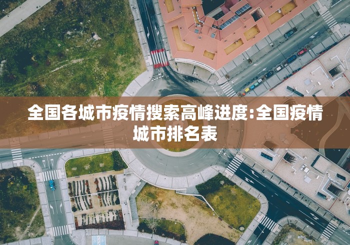 全国各城市疫情搜索高峰进度:全国疫情城市排名表